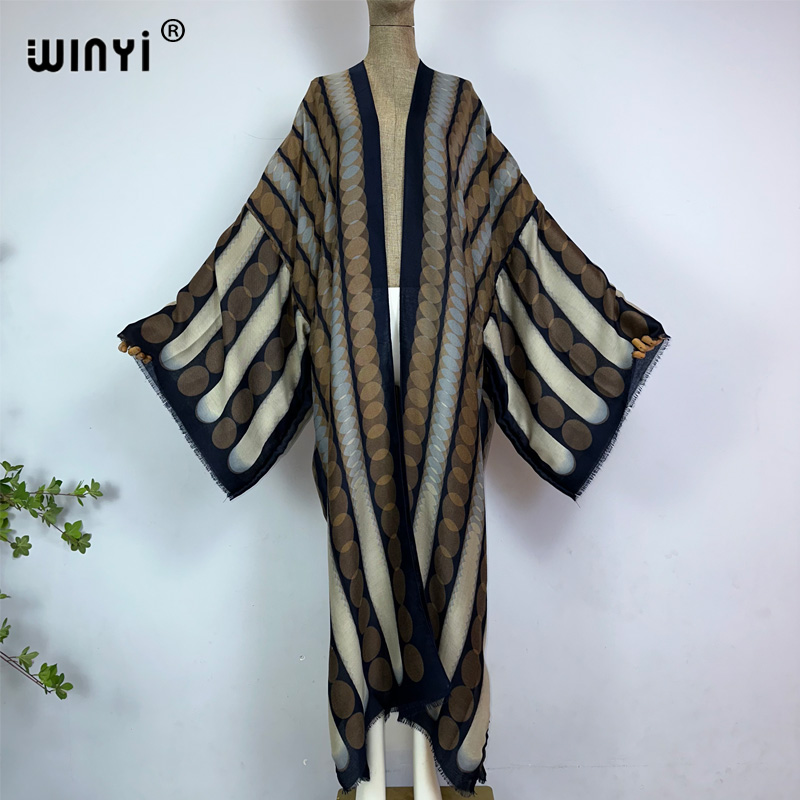 Women'S Fashion Kimono - WINYI Kimono Estivo con Stampa Geometrica,