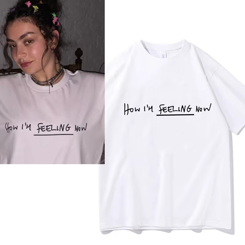 Women Fashion Now - T-shirt con stampa Charli XCX How