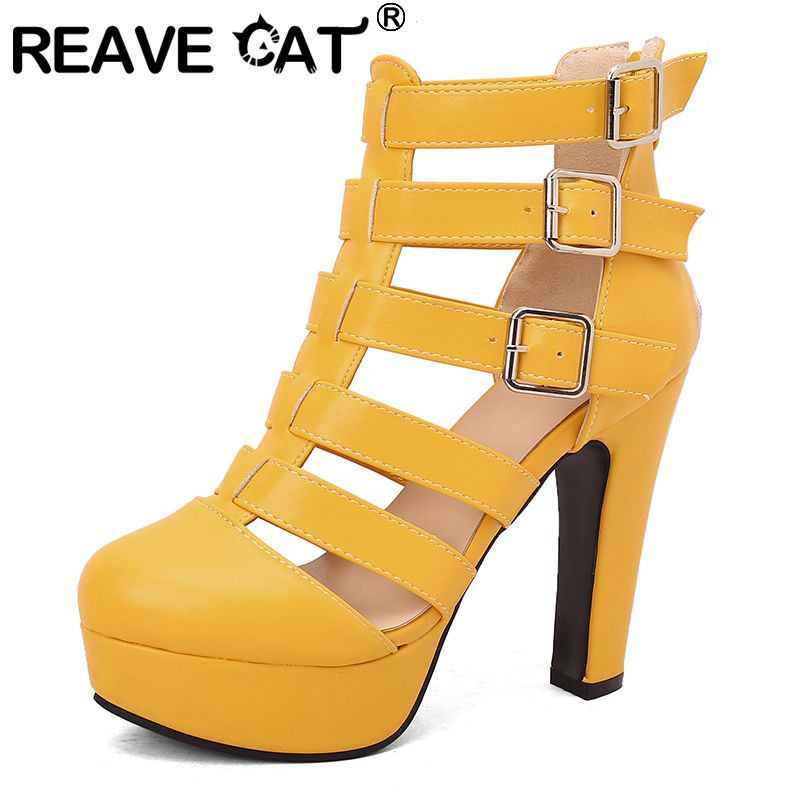 Fashion Women Belt - REAVE CAT sandali femminili di lusso