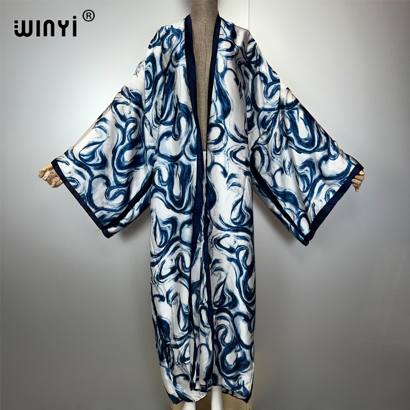 Women'S Fashion Kimono - WINYI Abito cardigan bohémien Africa Kaftan