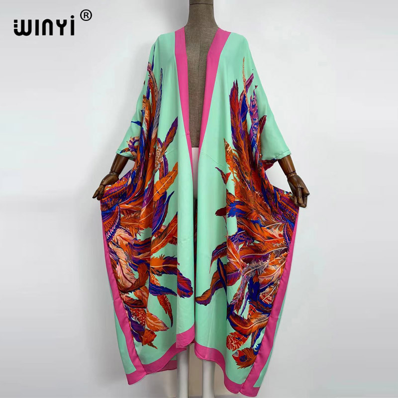 Women'S Fashion Kimono - WINYI 2022 Kimono da Spiaggia Oversize