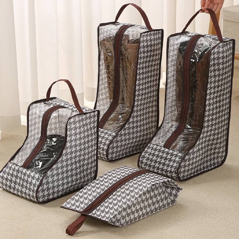Women'S Fashion Boots - Sacche porta stivali alti con finestra