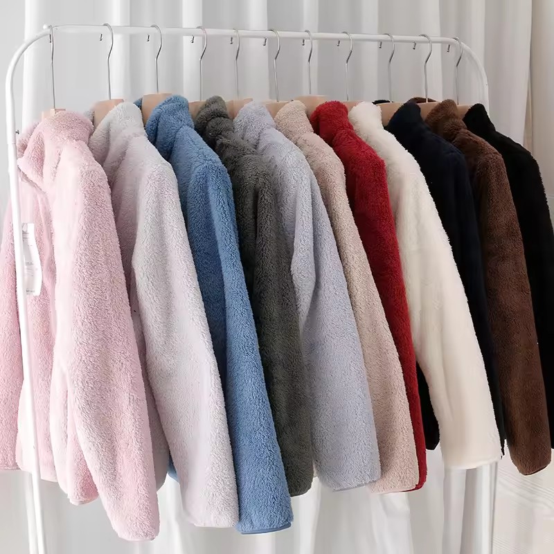 Sherpa Coat Women - Cappotto caldo da donna in pile