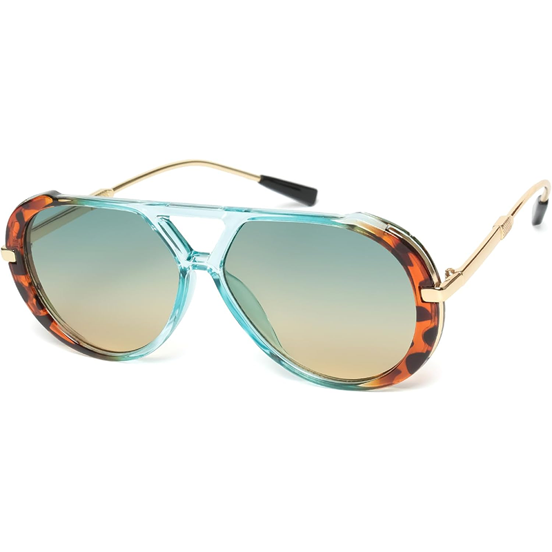 Women'S Fashion Of The 70S - Occhiali da Sole Aviator Retrò KENBO