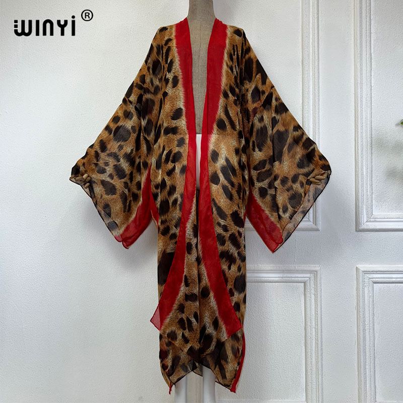 2023 WINYI leopard print semi- - Women'S Fashion Kimono recensione e prezzo