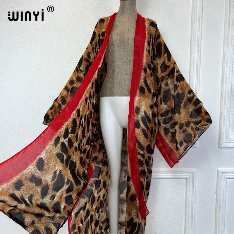 2023 WINYI leopard print semi- - Women'S Fashion Kimono recensione e prezzo