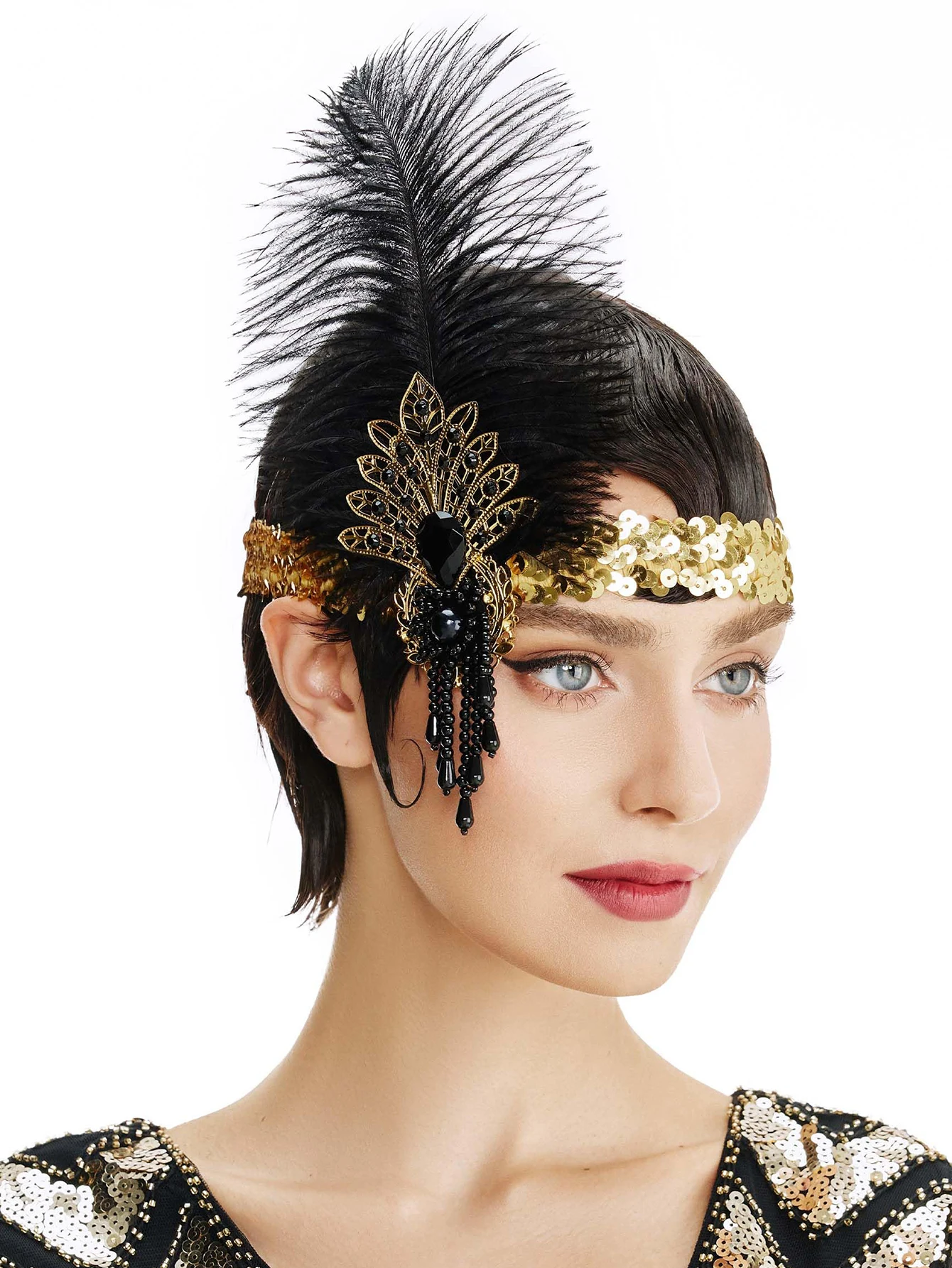 Fascia per capelli con strass  - Women'S Fashion Of The 1920S recensione e prezzo