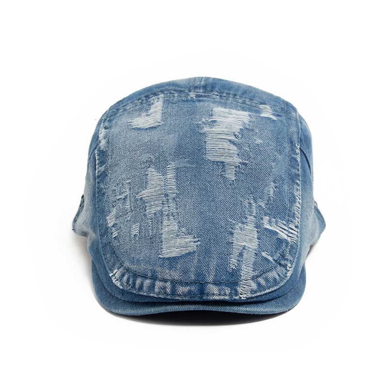 Berretto in denim strappato al - Women Fashion Nz recensione e prezzo