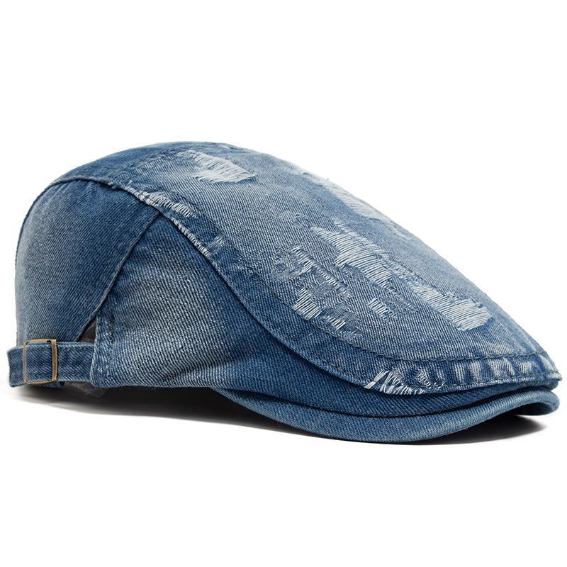 Berretto in denim strappato al - Women Fashion Nz recensione e prezzo