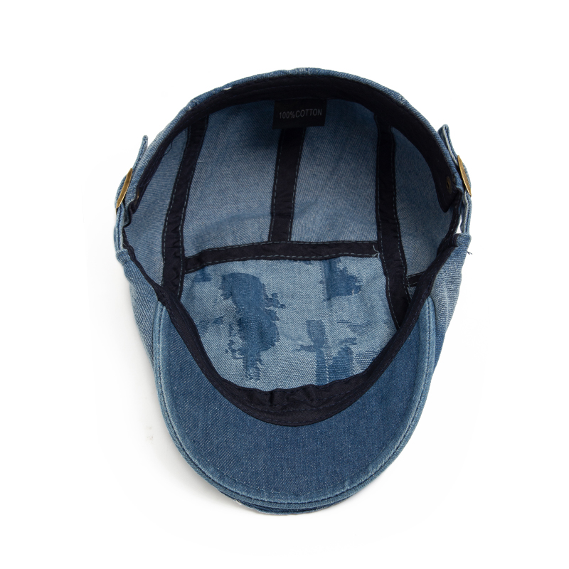 Berretto in denim strappato al - Women Fashion Nz recensione e prezzo