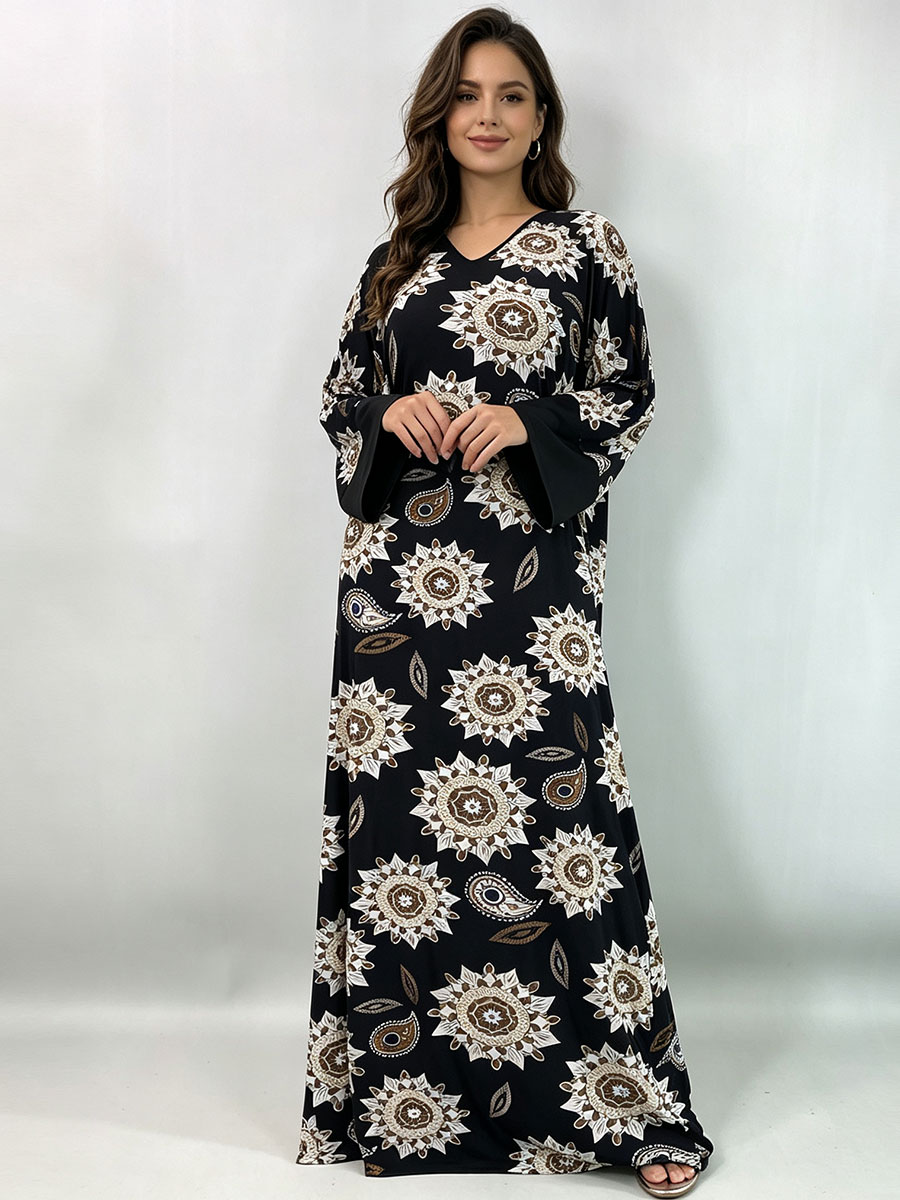 Abito lungo da donna taglie fo - Maxi Dress Boho recensione e prezzo