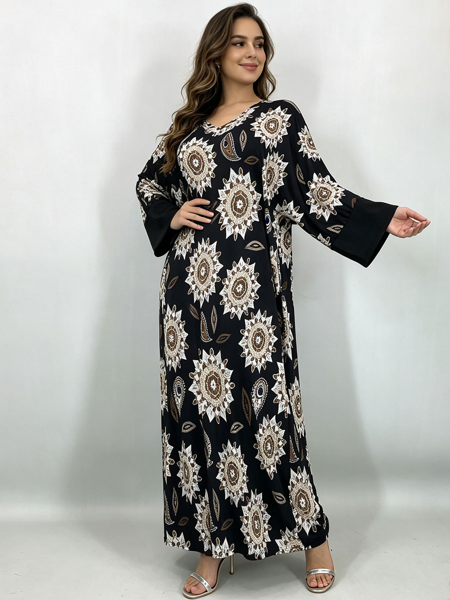 Abito lungo da donna taglie fo - Maxi Dress Boho recensione e prezzo