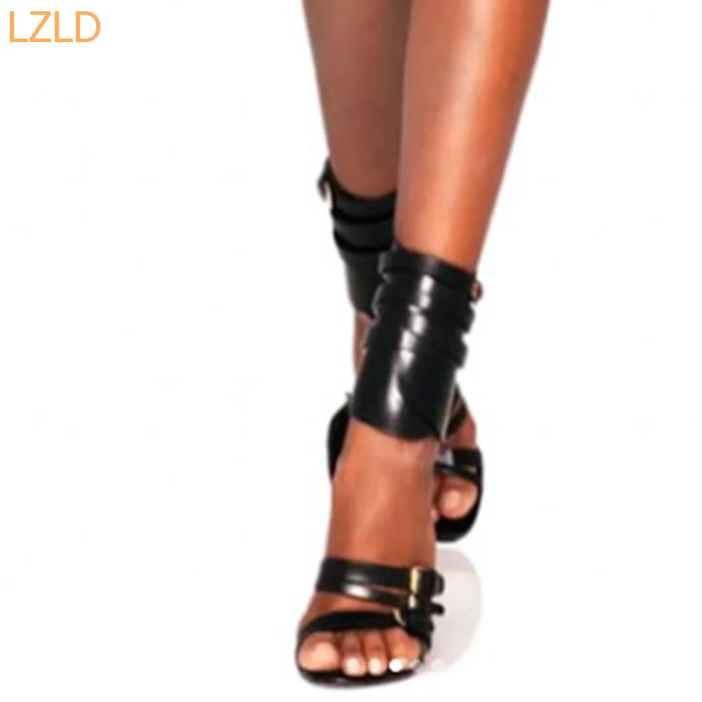Sandali da donna neri sexy da  - Fashion Women Belt recensione e prezzo