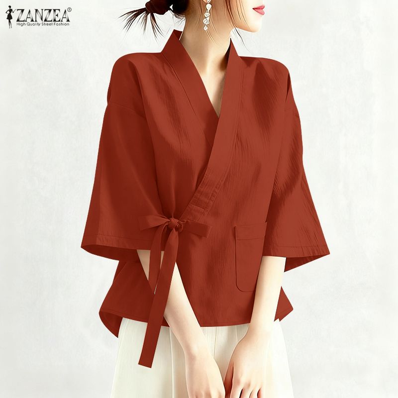 2026 ZANZEA Top Estivo da Donn - Women'S Fashion Kimono recensione e prezzo