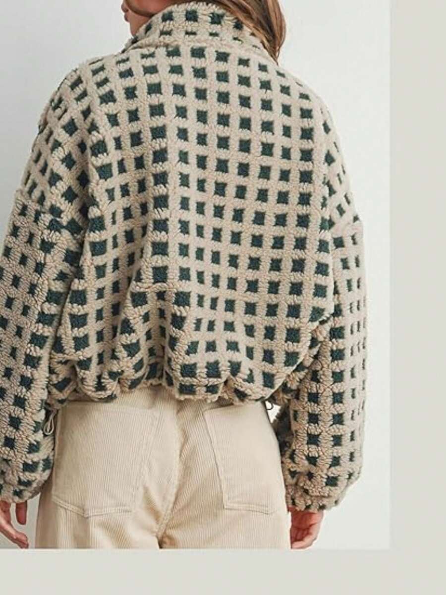 Giacca da donna in pile carina - Sherpa Coat Women recensione e prezzo