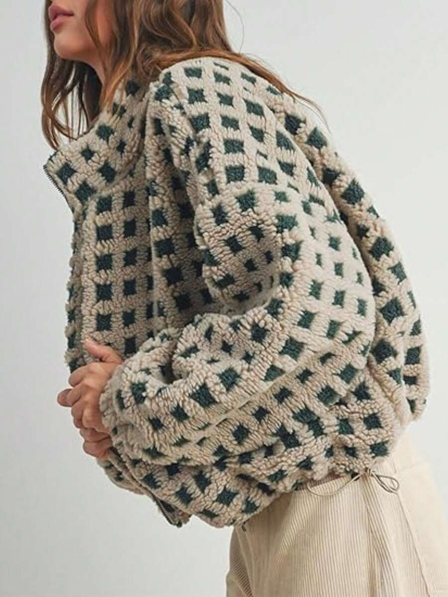 Giacca da donna in pile carina - Sherpa Coat Women recensione e prezzo