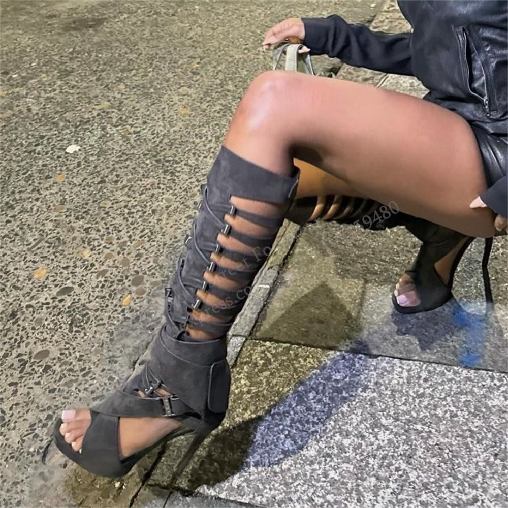 Sandali Lunghi Trendy con Tacc - Women'S Fashion Boots recensione e prezzo