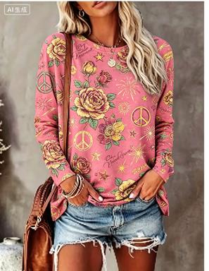Maglietta a Maniche Lunghe da  - Women Fashion Styles recensione e prezzo