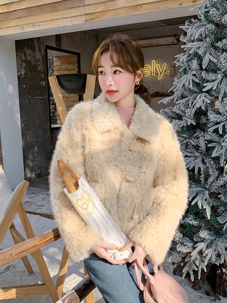 Cappotto dolce carino agnello  - Sherpa Coat Women recensione e prezzo