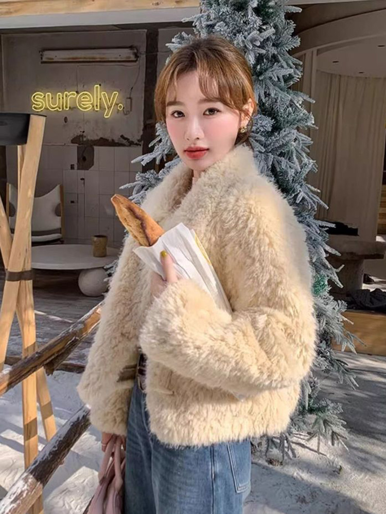 Cappotto dolce carino agnello  - Sherpa Coat Women recensione e prezzo