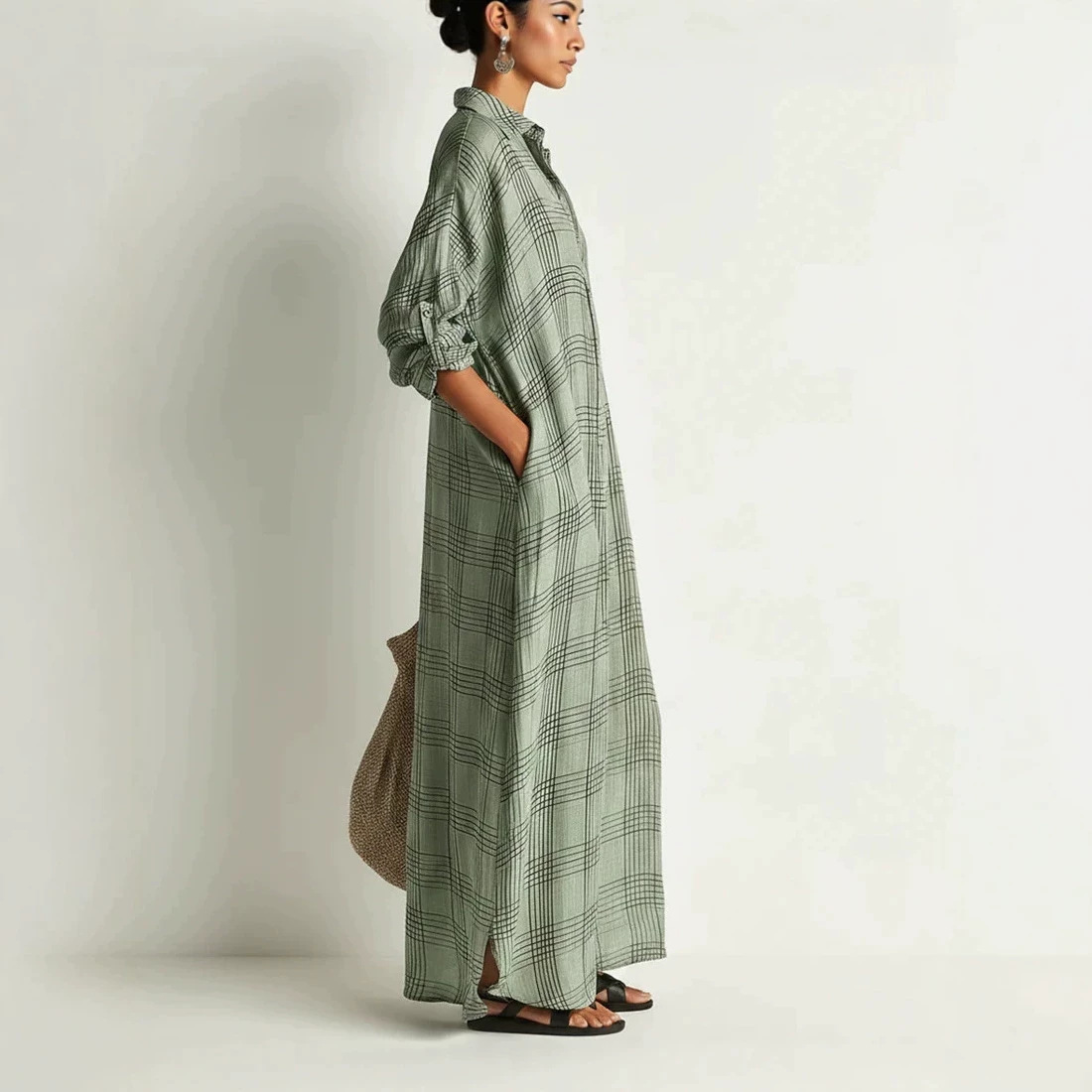 Abito Midi in Lino e Cotone St - Maxi Dress Boho recensione e prezzo