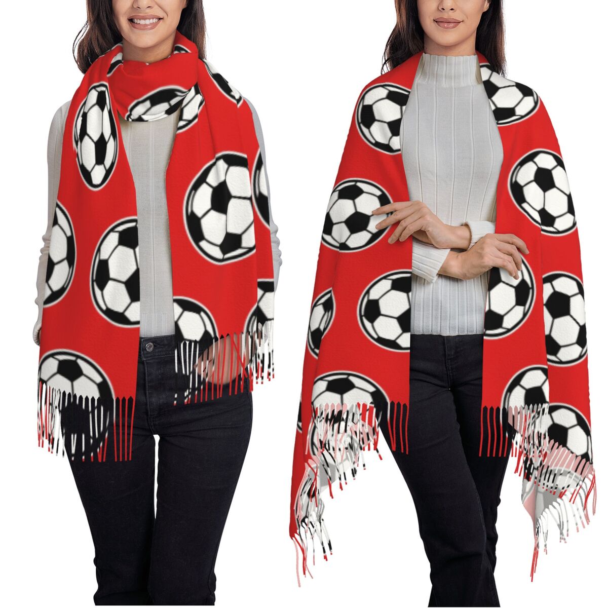 Sciarpa con icona di pallone d - Women Fashion Icon recensione e prezzo