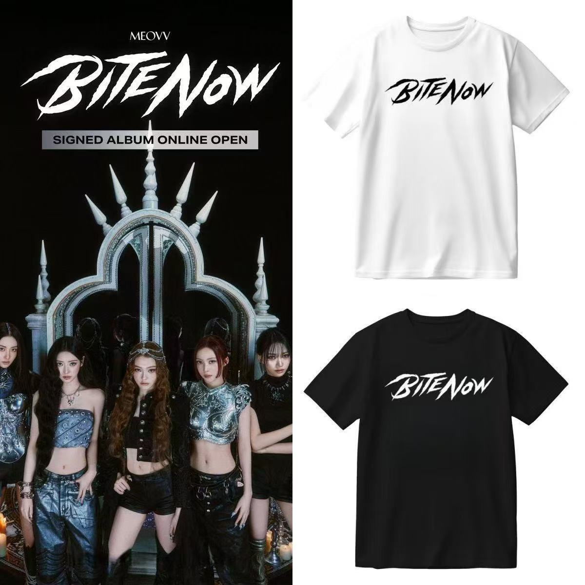 T-shirt MEOVV BITE NOW Kpop Fa - Women Fashion Now recensione e prezzo