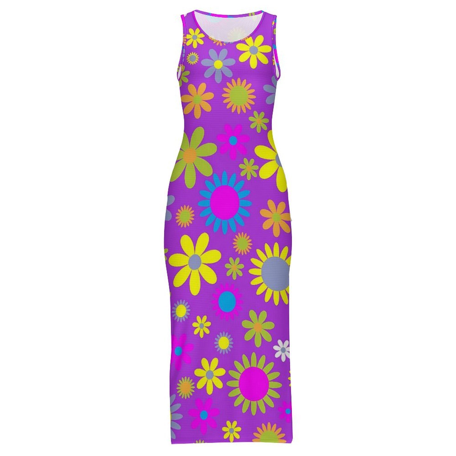 Abito Floreale Senza Maniche S - Women'S Fashion In The 1960S recensione e prezzo