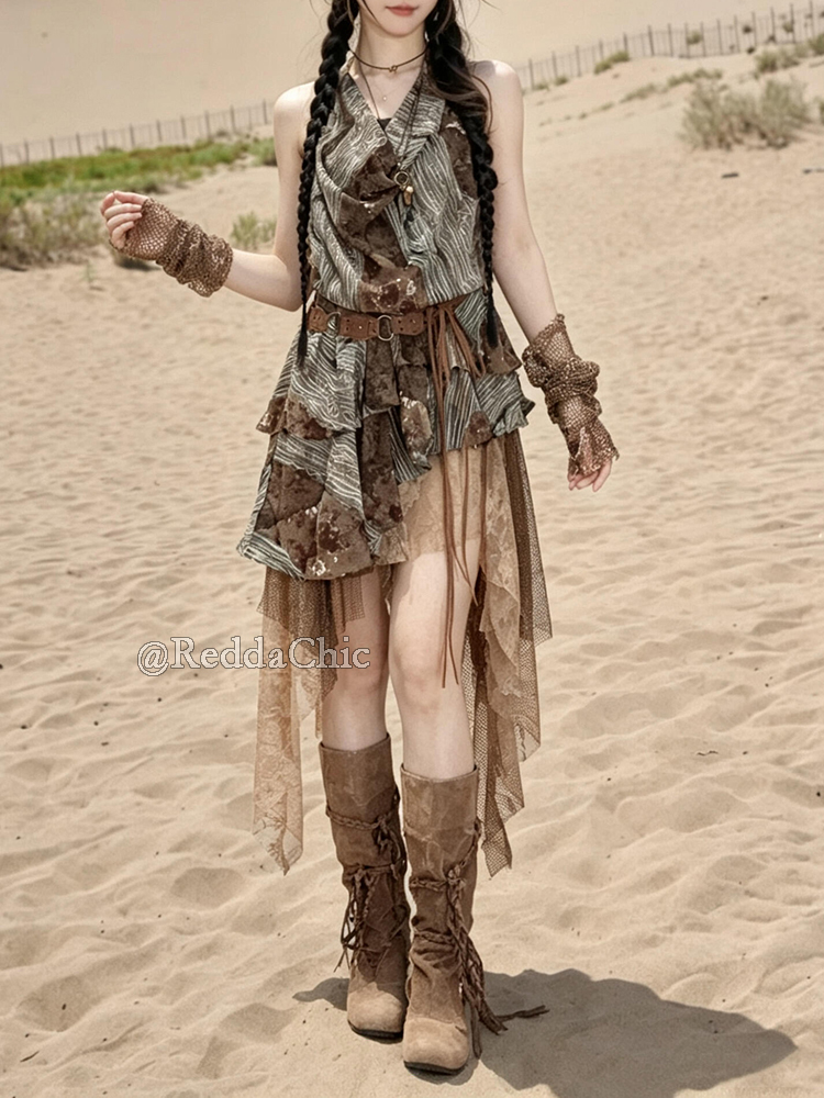 ReddaChic Set Abito Retrò Boho - Maxi Dress Boho recensione e prezzo